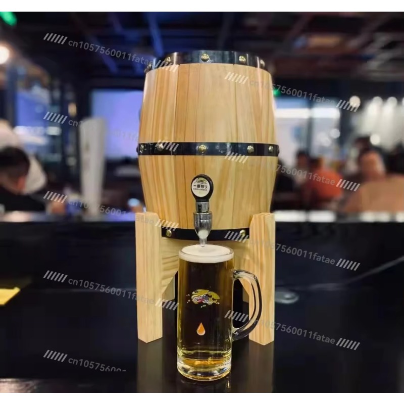 Wine Draft Beer - 3L Paslanmaz Çelik Kaplamalı Fıçı Bira