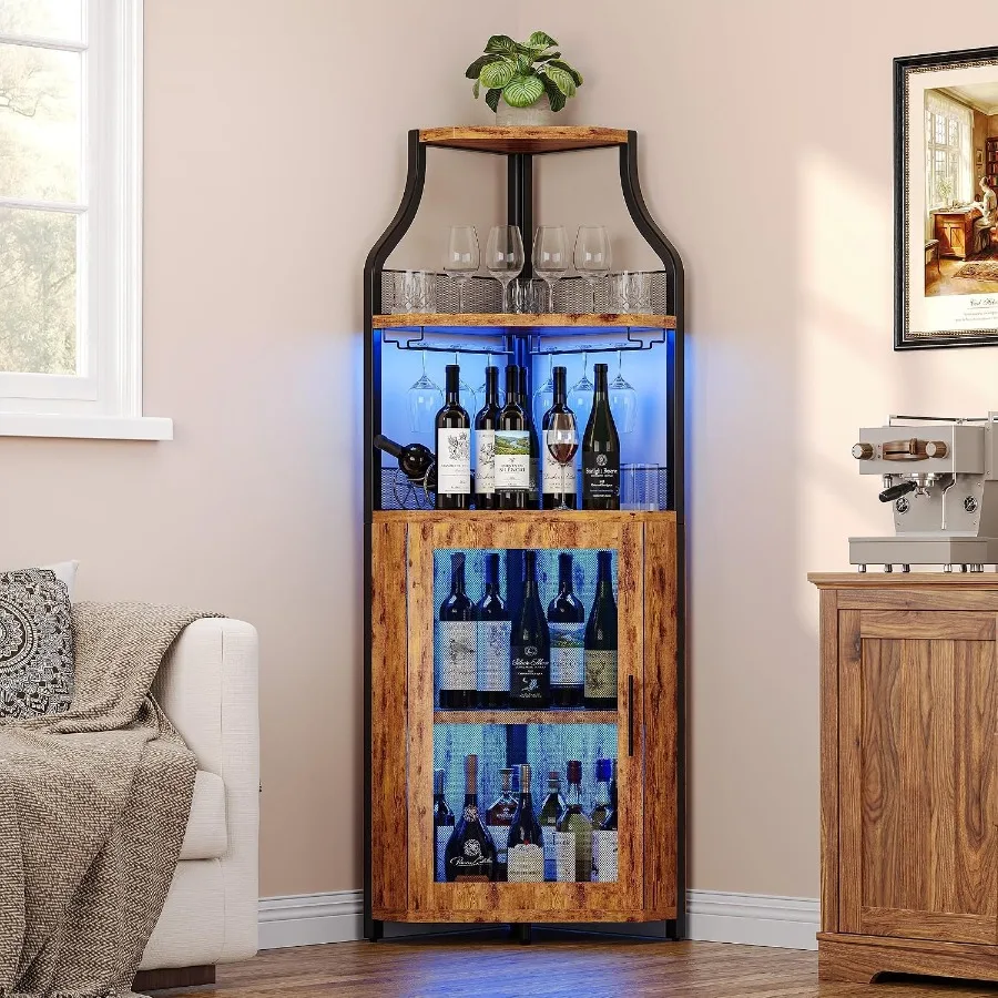 Wine & Beer Guayaquil - Ev Kullanımı İçin Köşe Bar Dolabı,