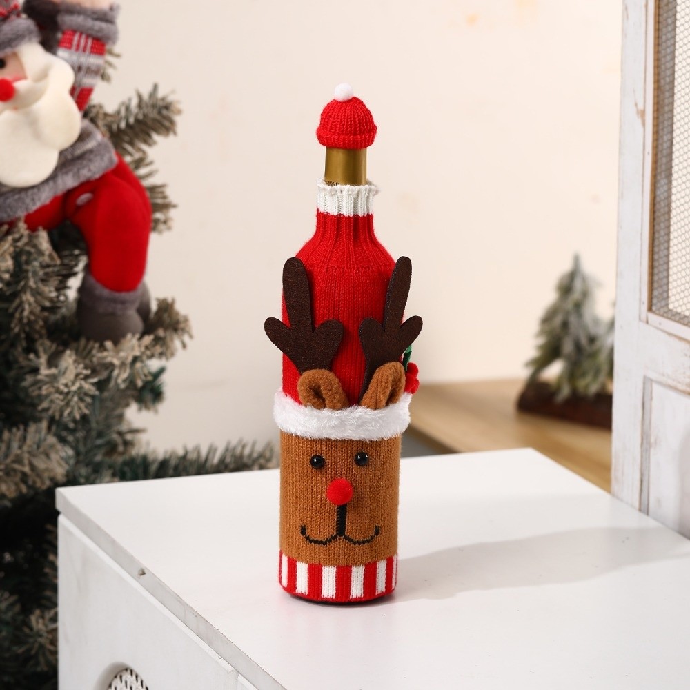 Örgü Şarap Şişesi Kılıfı Geyik - Wine Beer Hat incelemesi ve fiyatı