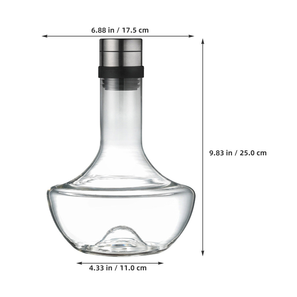 1 Adet Cam Şarap Karafı, 1000  - Wine Aerator Pour incelemesi ve fiyatı